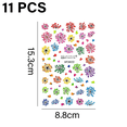 thumbnail image 2 of Flor Nail Art Sticker Calcomanía 3D Nail Art Supplies Mariposa Nail Art Sticker Autoadhesivo Slider Foil con flores secas Hojas Encanto Mariposa Diseño Nail Art DIY Nail Art Decoración Adepaton CPB-DE-LYY296-1, 2 of 5