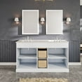 thumbnail image 5 of Eviva Epic 60 Inch Transitional Modern White Bathroom Vanity, 5 of 7