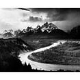 thumbnail image 3 of Adams, Ansel 18x15 Black Modern Framed Museum Art Print Titled - The Tetons - Snake River, Grand Teton National Park, Wyoming , 1941, 3 of 5