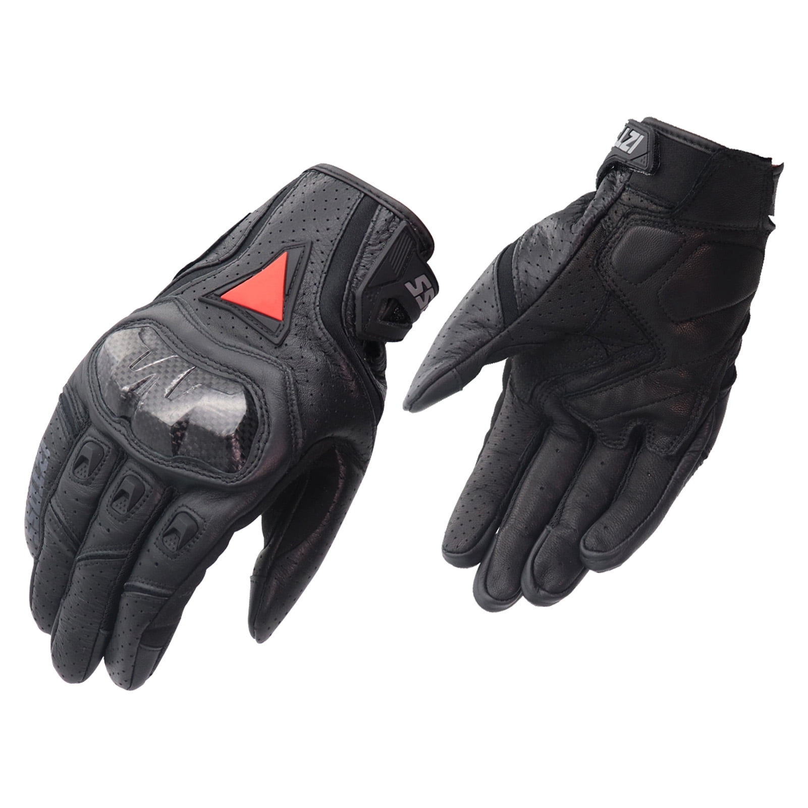 Details about   Motorcycle Gloves Breathable Leather Carbon Cycling Winter ATV Riding Mittens 