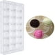 thumbnail image 4 of Molde de chocolate transparente, molde de plástico transparente para dulces, para hacer dulces esféricos, chocolate, refrigerios para pasteles, caja de color 27,8 cm * 14 cm * 2,5 m (forma de rosa), 4 of 5