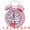 Light Pink - Apple, variant on Unique Bargains Cute Rabbit Pattern Alarm Clock Red - Watermelon 4.6"L x 2.2"W x 6.6"H