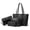 Black, variant on Tote Bag for Women, Leather Work Tote Handbag, Teacher Nurse Shoulder Bags Carry On Bag for Travel School Ideal Gift