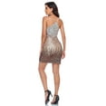 thumbnail image 4 of PrettyGuide Womens Sexy Sparkly Sequin Party Club Dress Adjustable Spaghetti Strap Shimmer Bodycon Mini Dress, 4 of 7