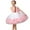 F-216Pink, variant on Infant Kids Girls Dress Sleeveless Round Neck Flower Printed Mesh Fashion Comfortable Tutu Dresses For Formal Evening Party,Blue,70