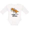 thumbnail image 3 of Inktastic Space Force Dinosaur Astronaut Boys or Girls Long Sleeve Baby Bodysuit, 3 of 5
