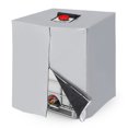 thumbnail image 1 of Cubierta de IBC Uxcell para tanque de 275 galones 1000L, cubierta protectora de tela 420D impermeable con cremallera para jardín, color plata, 1 of 7