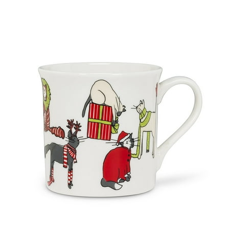 

Set of 12 Holiday Cats Mug