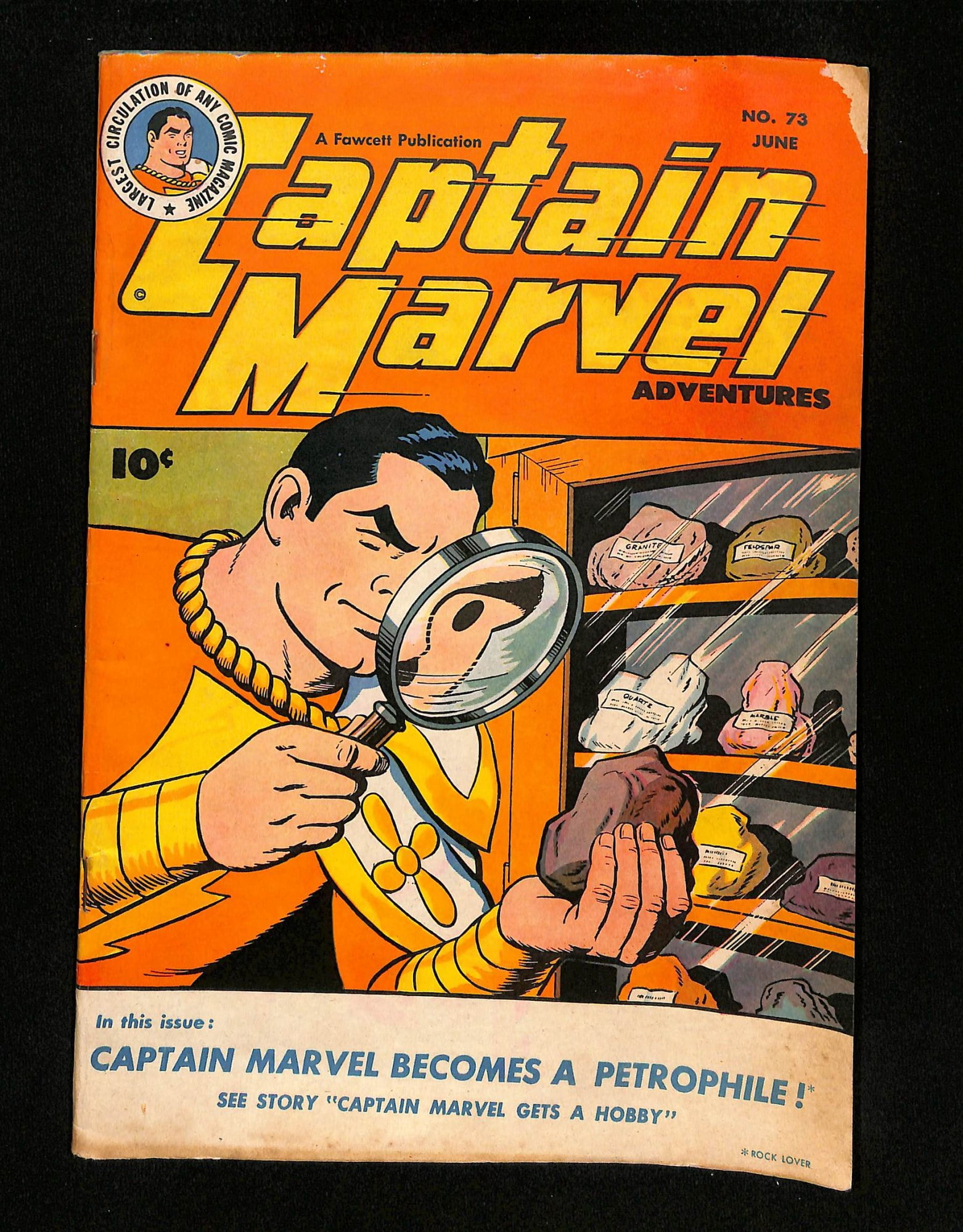Cover of Captain Marvel Adventures #73