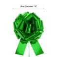 thumbnail image 2 of Uxcell 18 Inch Big Car Pull Bow, Giant Gift Wrapping Bow Ribbon for Wedding Cars Birthday Presents Christmas Decor, Lime, 2 of 4