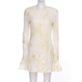 thumbnail image 4 of Moggemol Robes de Soirée pour Femmes Robes de Cocktail Réunion Dos Nu Floral Mini Fête Anniversaire Fête Blanc G, 4 of 6