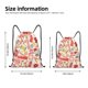 thumbnail image 2 of Fotbe Firefighter Icons Bolsa Mochila con Cordón Estampada, Bolsa de Gimnasio Deportiva, Bolsa Cinch, Bolsa con Cordón para Hombres y Mujeres-Small, 2 of 6