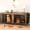 Brown, variant on TIME RAY 78 Inch Dog Crate Furniture for Large Dog,Wood Dog Kennel Furniture Indoor with Removable Divider,Dog Cage Furniture as TV Stand,Brown