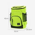 thumbnail image 3 of Picnic Cooler Bag Backpack Wine Bottle Insulated Large Capacity Picnic Cool Carrier Bag Green, 3 of 9