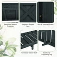 thumbnail image 5 of Costway HIPS Raised Garden Bed Poly Wood Elevated Planter Box with Legs, Storage Shelf Black, 5 of 10
