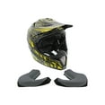 thumbnail image 5 of Cyclone ATV MX Dirt Bike Off-Road Helmet DOT/ECE Approved - Yellow - Youth Large, 5 of 5