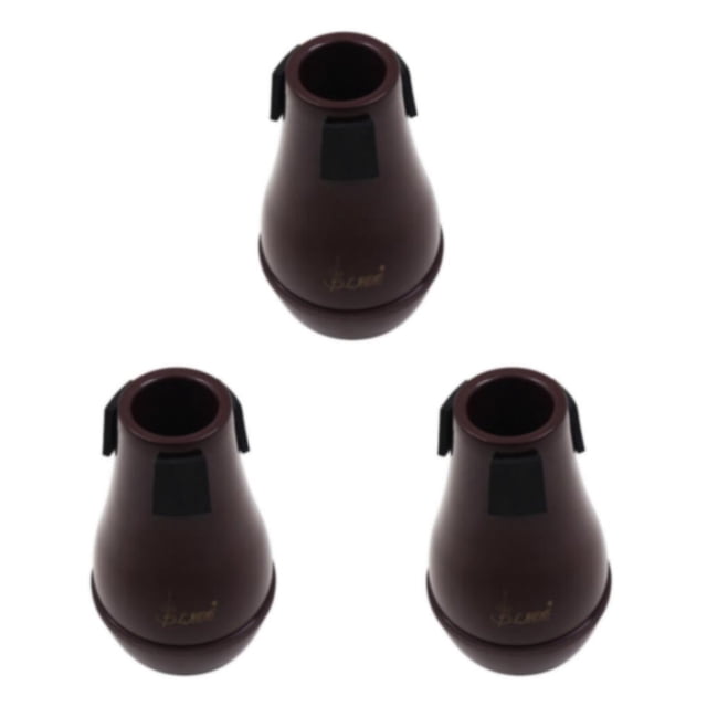 Eigraketly Trombón Sordina Silenciador Sourdine para Trombón Alto Tenor - Rojo Oscuro Type1 NO1