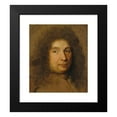 thumbnail image 2 of Workshop of Charles Le Brun 12x14 Black Modern Framed Museum Art Print Titled - Self -Portrait of Charles Lebrun (1651 - 1700), 2 of 5