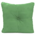 thumbnail image 3 of Jordan Manufacturing 23.5" x 24" Canvas Cucumber Green Solid Square Tufted Outdoor Deep Seat Chair Back Cushion with Fabric Button (2 Pack), 3 of 10