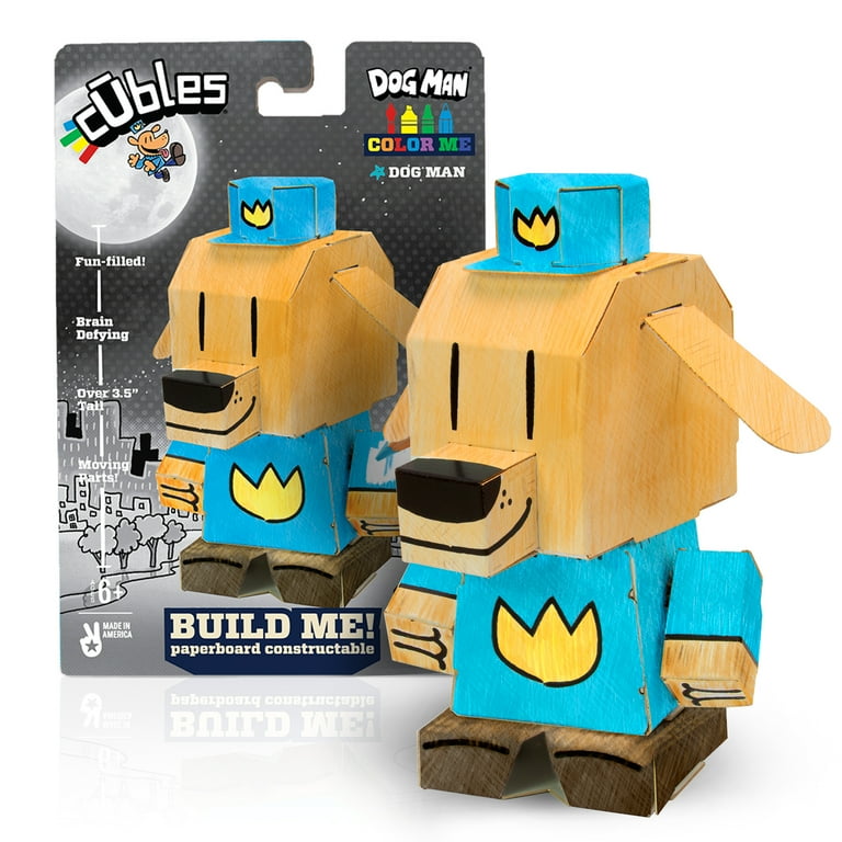 Color Me Cubles Dog Man from Dav Pilkey Creator of Captain Underpants Walmart