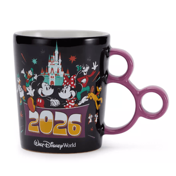 Disney Parks WDW 2026 Mickey Mouse and Friends Coffee Mug New With Tag