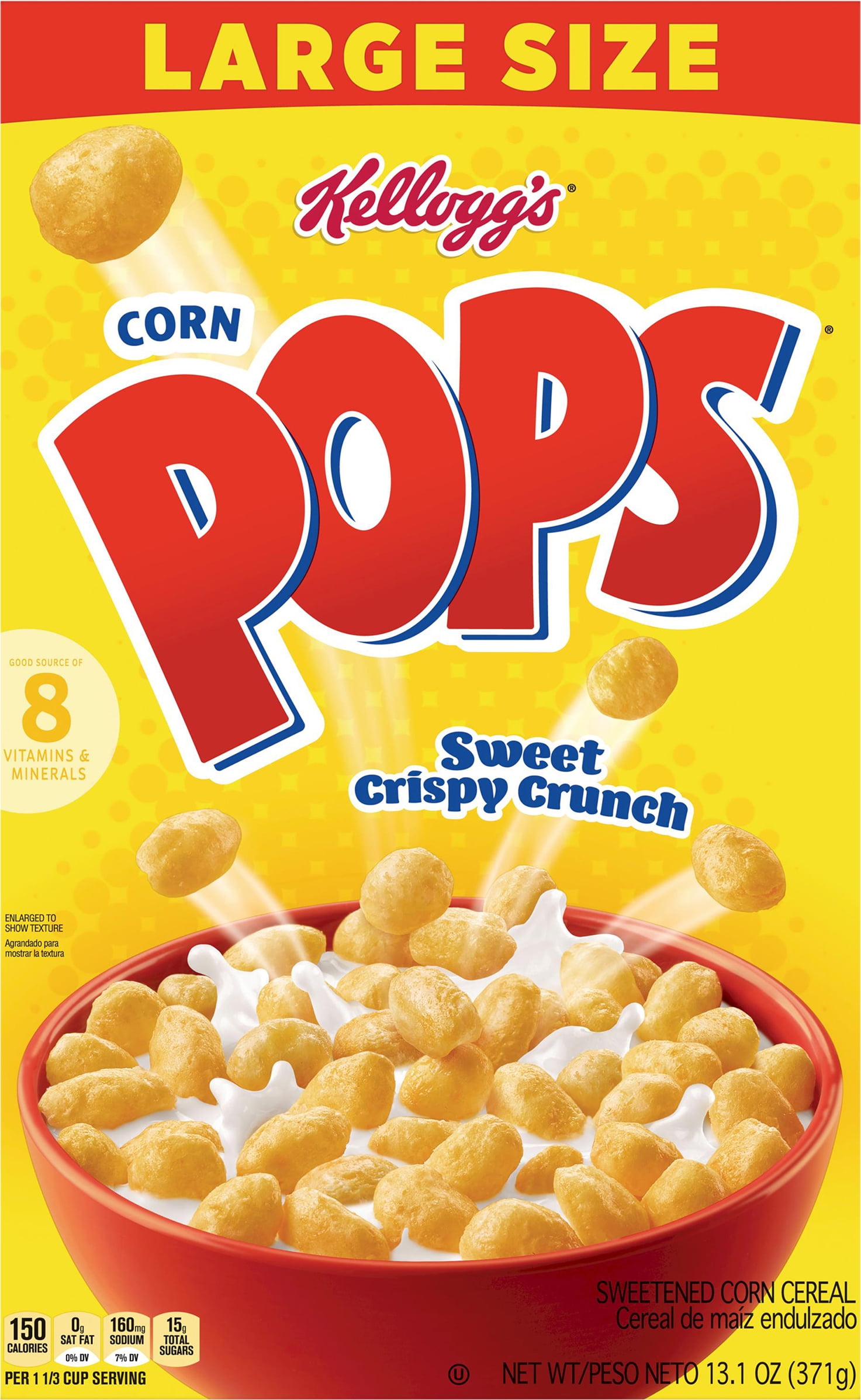 【福袋セール】 Original Pops Corn Kellogg's Cold Large Cereal, Breakfast 菓子