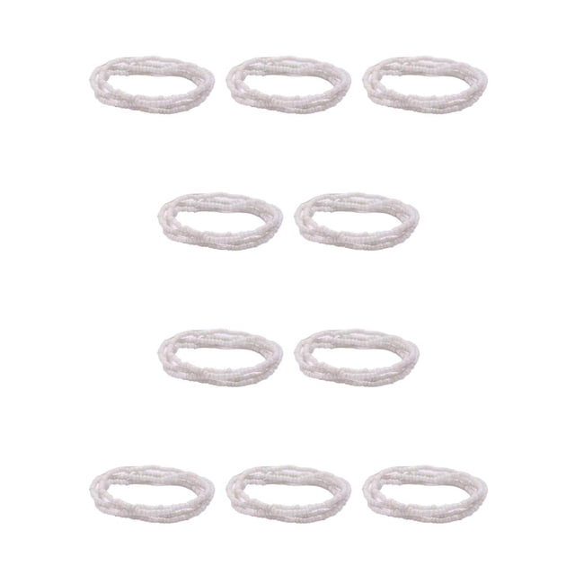 Qarigey Cuentas Cadena de cintura Estilo simple Decoración de moda Accesorio Ropa Cintura Decoración Exterior Playa Vestir Vientre Cadenas tipo 12 10piezas