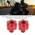 thumbnail image 3 of Motorcycle Rearview Mirror Adapter Bolts, 2Pcs Aluminum Alloy 8mm Thread Height Adjustment Screw Handlebars Mirror Fitting for Motorcycles, 3 of 7