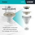 thumbnail image 5 of Lexicon Kitchen Sink Color Matched Strainer with Beige Finish, Fits 3.5 Inch Drain Hole LG-SB-B, 5 of 8