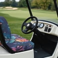 thumbnail image 6 of Pzuqiu Dragonfly and Floral Pattern Golf Seat Covers Breathable, Elastic Edge, Suitable for Golf Cart, Fit for Ezgo Golf Cart, 6 of 10