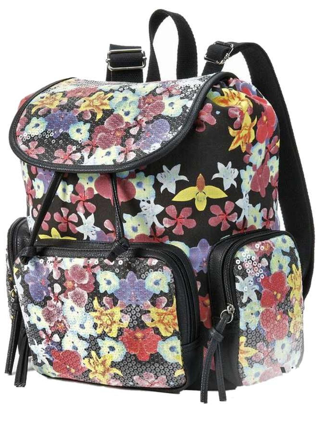 floral pattern backpack