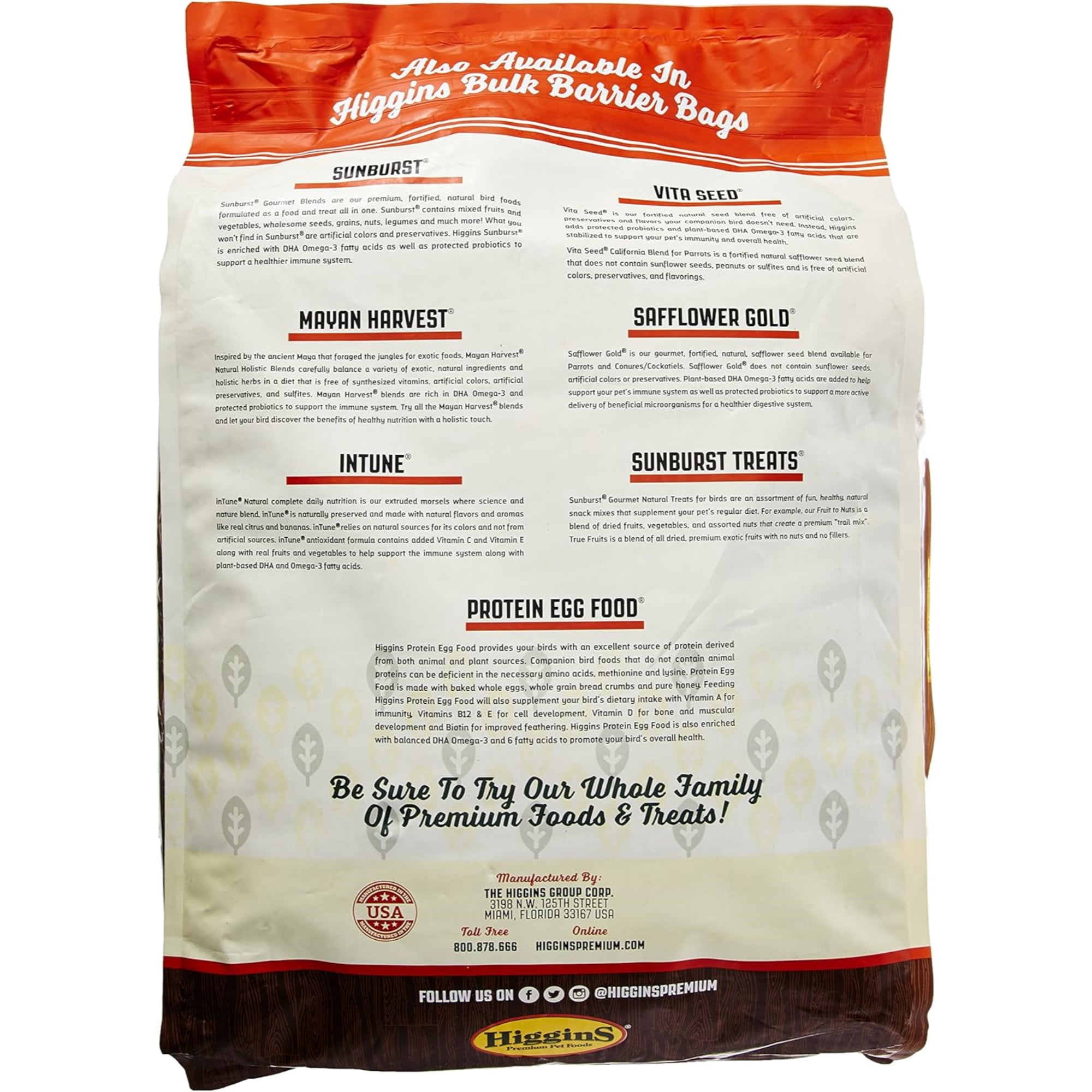 Higgins Sunburst Rabbit Small Animal Food, 25 Lb