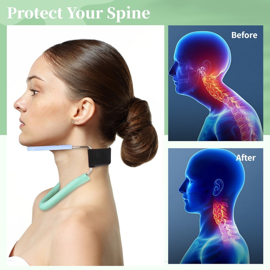 Adjustable Neck Brace Ergonomic Neck Support Posture Corrector Cervical Stretcher Neck Traction Device for Neck Pain Relief Spinal Decompression Back Pain Walmart
