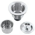 thumbnail image 5 of Handmade 30 304Stainless Steel Single Bowl Undermount Kitchen Sink With Faucet, 5 of 5