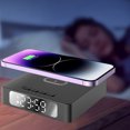 thumbnail image 3 of sruoe Alarm Clock, Digital Clocks, Clock Alarm Bedside, Clock Alarm Radio, Clock Alarm Digitalalarm, Mirror Digital Clock, Heavy Sleepers Alarm Clock, Plastic, 3 of 6