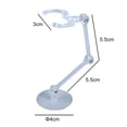 thumbnail image 4 of TISHITA 4pcs Action Figure Stand, Transparent Assembly Action Figure Display Holder Base White, 4 of 4