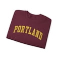 thumbnail image 3 of Portland Sweatshirt Gifts Crew Neck Shirt Long Sleeve Unisex, 3 of 7