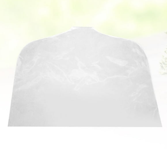 OUNONA Transparent Clothes Cover Protectors White Garment Bag for Suits Shirts and Coats