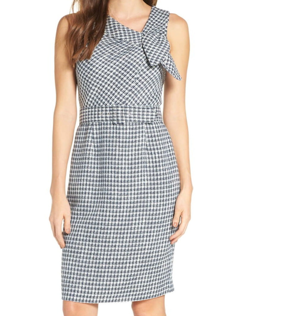 Harper Rose - Womens Dress Petite Sheath Belted Textured 6P - Walmart ...