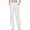White, variant on hoksml Womens Cargo Pants Solid Color Drawstring Casual Pants Elastic Waist Wide Leg Workwear Pants Multi-Pockets Ankle-tied Pants‌
