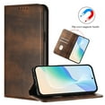 thumbnail image 2 of for Samsung Galaxy A26 5G Wallet Rugged Case, Premium PU Leather RFID Blocking Card Slots Kickstand Classic Full Body Protection Magnetic Function Durable Phone Cover for A26 5G, Brown, 2 of 8
