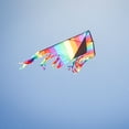 thumbnail image 6 of In the Breeze 3178 — Rainbow Stripe Flutterfly Delta Kite — Easy Flying Fun Ripstop Kite for All Ages, 6 of 7