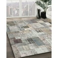 thumbnail image 2 of Ahgly Company Indoor Rectangle Contemporary Sage Green Patchwork Area Rugs, Swatch Sample, 2 of 6
