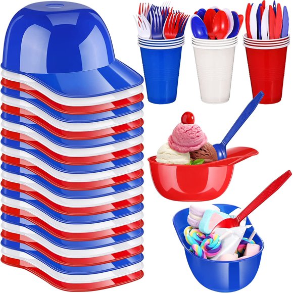 Baseball Helmet Ice Cream Bowls