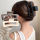thumbnail image 3 of 3pcs Oversized Square Hair Claw Clips - Non-Slip, Strong Hold & Perfect for Thick Hair!, 3 of 5