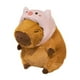 thumbnail image 5 of Peluche de capibara, juguete de peluche, figura de juguete para niños, decoración de habitación, juguete suave y cómodo para la familia Cerdo Rosa y M, 5 of 9