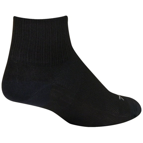 SockGuy SGX Black Socks - 2.5", Large/X-Large