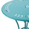 thumbnail image 5 of 3-Piece Metal Bistro Set for Outdoor | Whimsical Style for Casual Chats | Powder-Coated Iron Construction | Durable in Outdoor Settings, 5 of 6