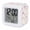 Orange Red, variant on Red Orange Coastal Digital Alarm Clock for Bedrooms,Smart LED Alarm Clock with 7 Color Night Light,Nautical Summer Beach Coral Sea Turtle Silent Wake Up Clocks for Sleep Study Cooking 3.2"x3.2"