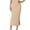 Beige-379, variant on Seasonal Savings,Women's Mid-Calf Wrap Half Skirt Solid Color Fall Skirt Comfortable Casual A-line Design with Adjustable Waist Tie Cozy and Warm|100%Polyester,Green,Sopatenor